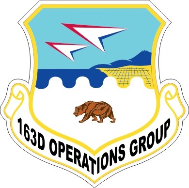 163d Operations Group Decal