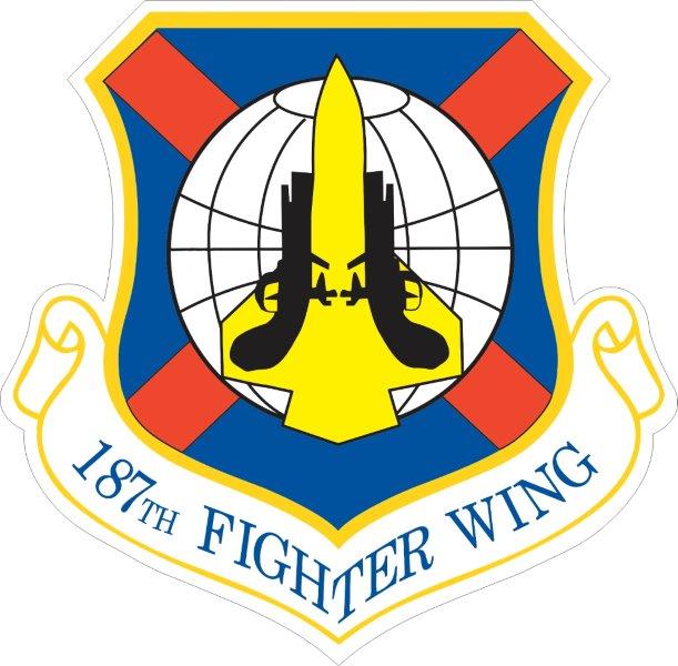 187th Fighter Wing Decal