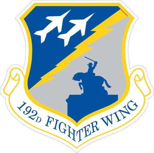 192d Fighter Wing Decal