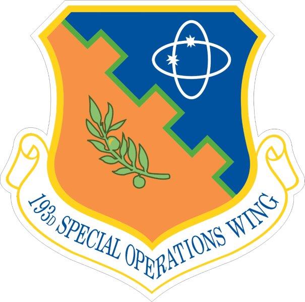 193d Special Operations Wing Decal