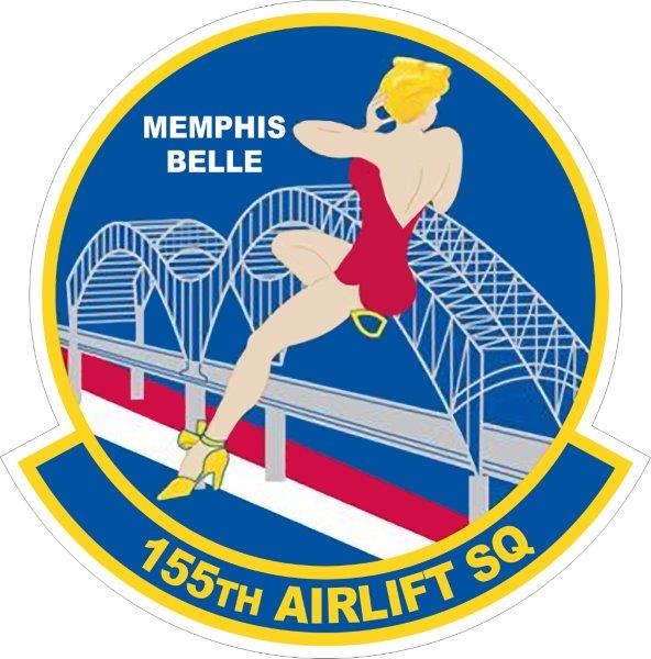 155th Airlift Squad Decal