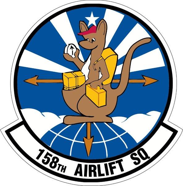158th Airlift Squad Decal