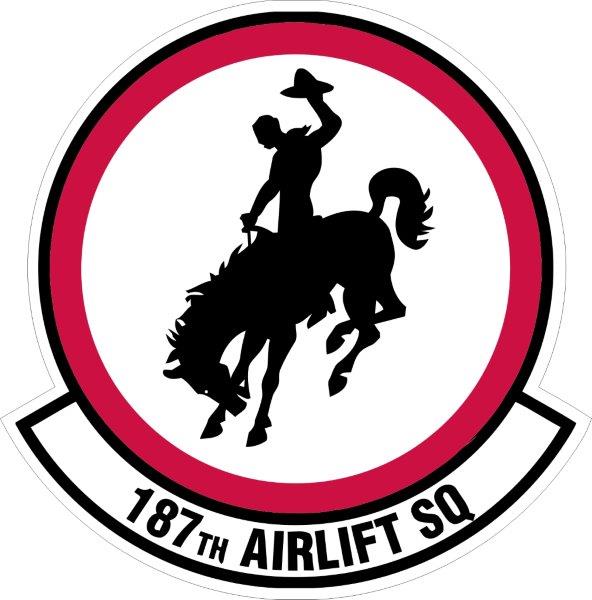 187th Airlift Squad Decal