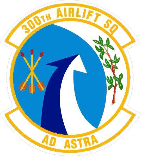 300th Airlift Squad Decal