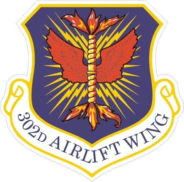 302d Airlift Wing Decal