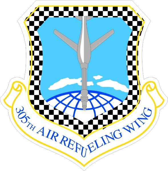 305th Air Refueling Wing Decal