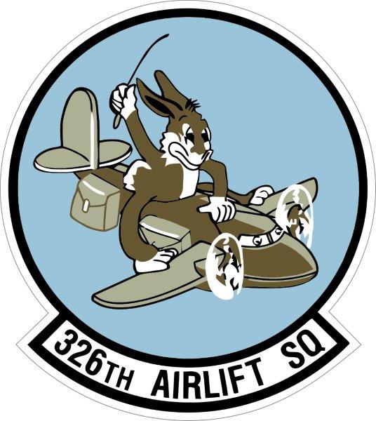 326th Airlift Squad Decal