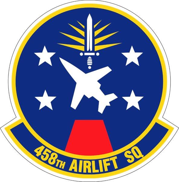 458th airlift Squad Decal
