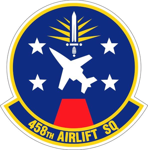 458th airlift Squad Decal