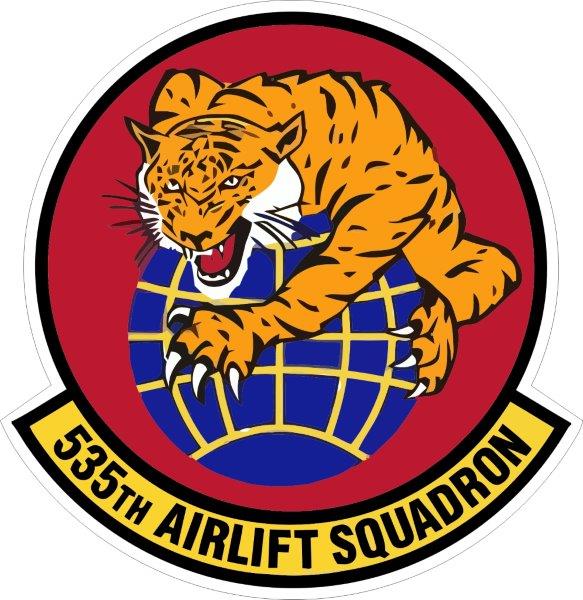 535th Airlift Squad Decal