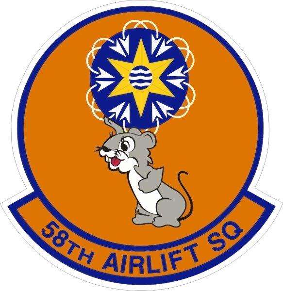 58th Airlift Squad Decal