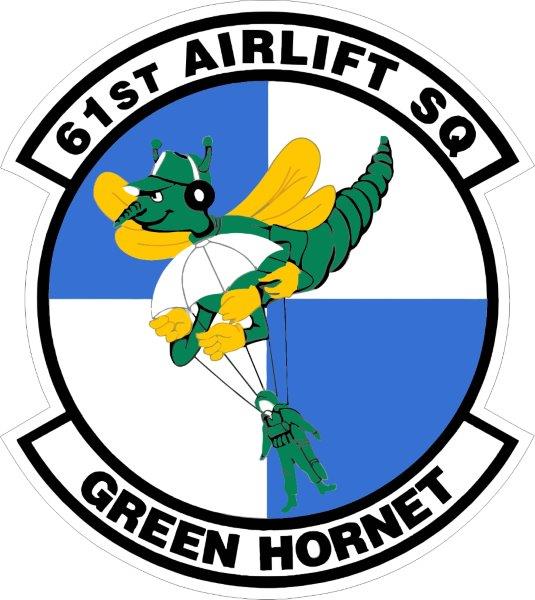 61st Airlift Squad Decal