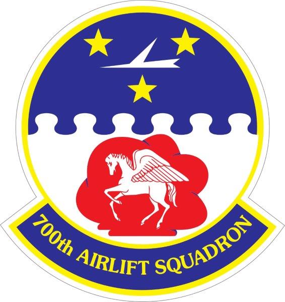 700 Airlift Squad Decal