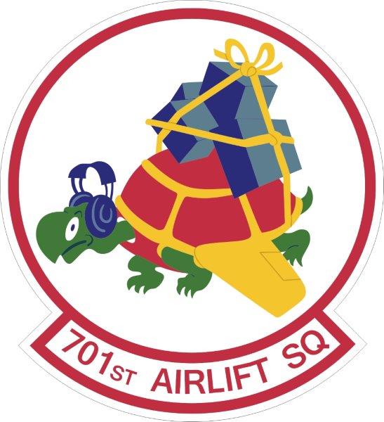 701st Airlift Squad Decal