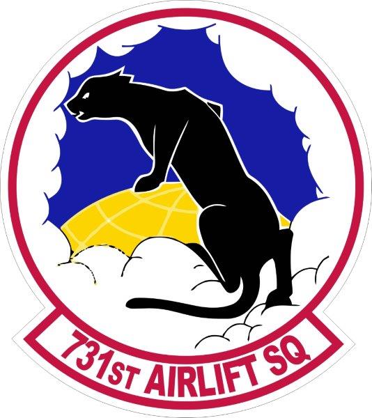 731st Airlift Squad Decal