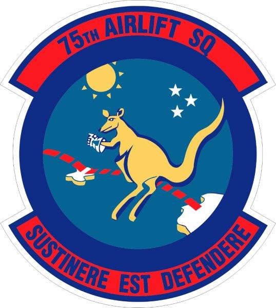 75th Airlift Squad Decal