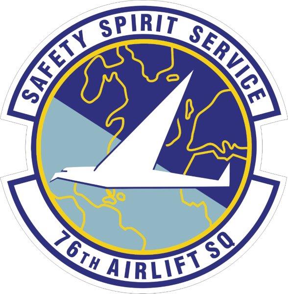 76th Airlift Squad Decal