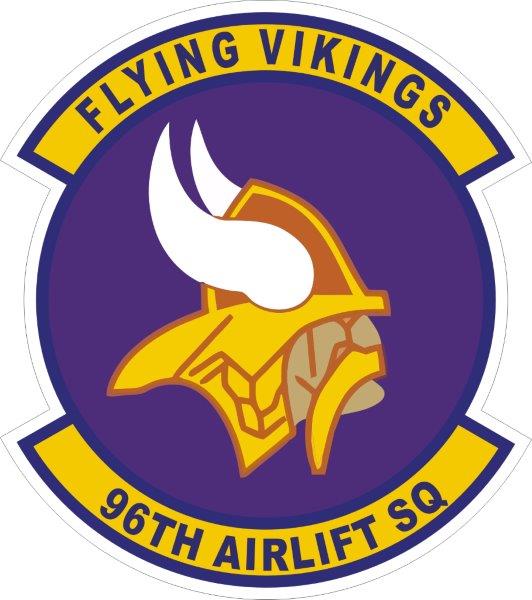96th Airlift Squad Decal