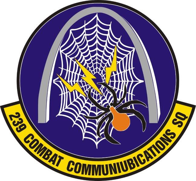 239th Combat Communications Squad Emblem Decal