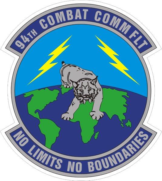 94th combat Communications Flght Emblem Decal