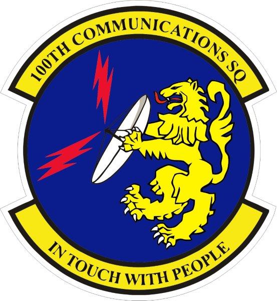 100th Communications Squadron Decal