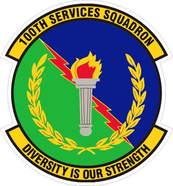 100th Services Squadron Decal