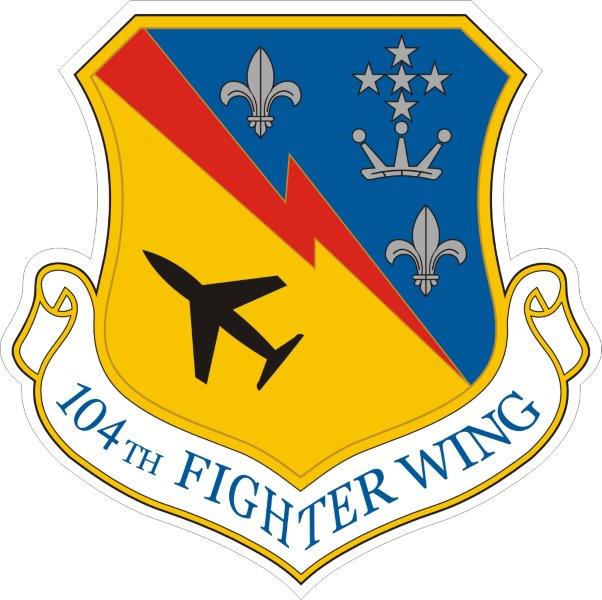 104th Fighter Wing Emblem Decal