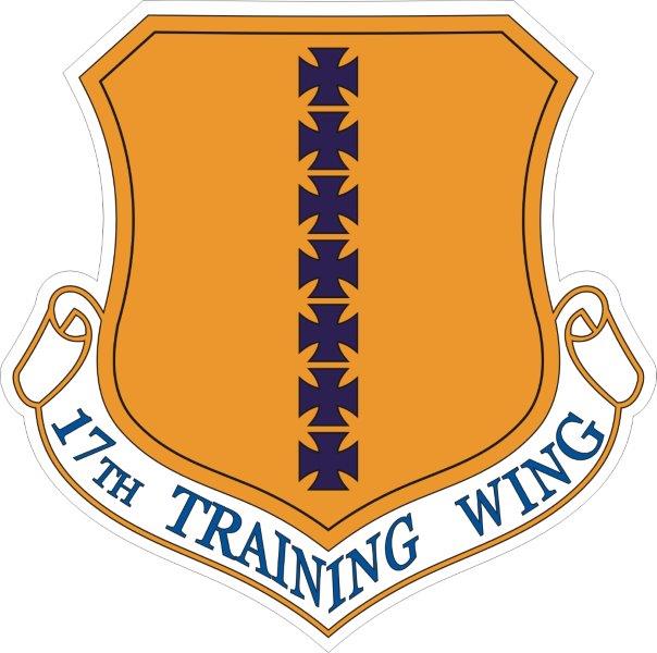 17th Training Wing Emblem Decal