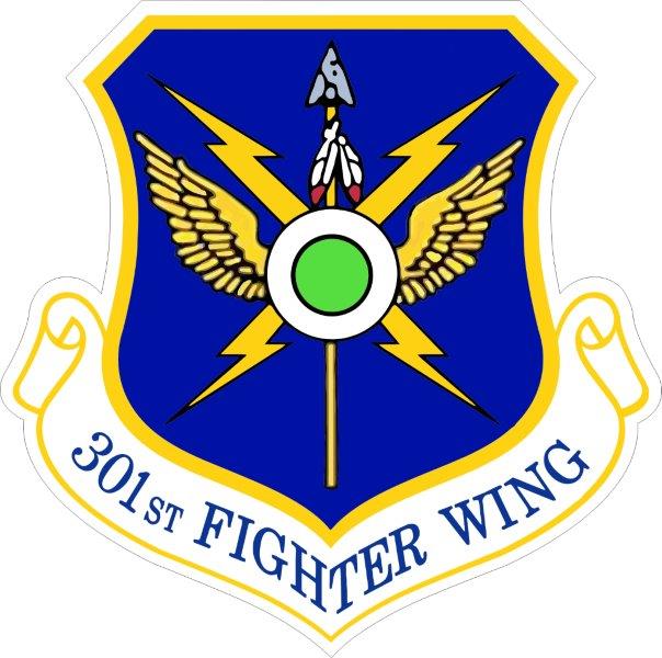 301st Fighter Wing Decal