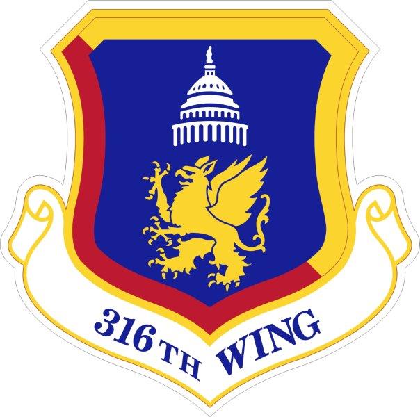 316th Air Wing Decal