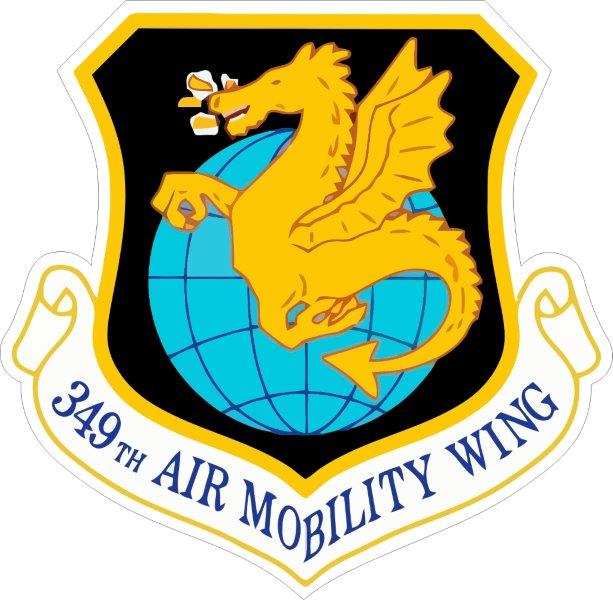 349 Air Mobility Wing Decal
