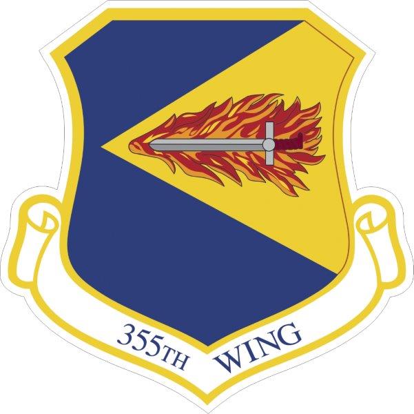 355th Wing Decal