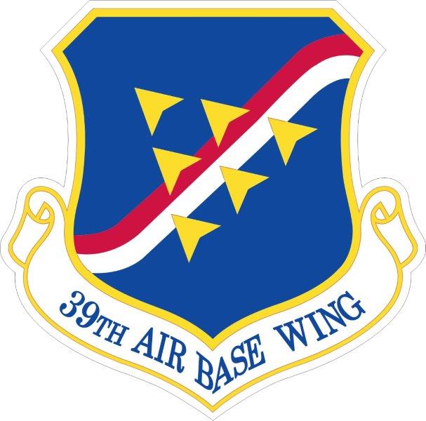 39th Air Base Wing Decal
