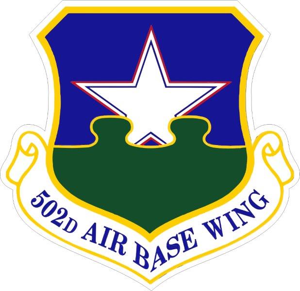 502d Air Base Wing Decal