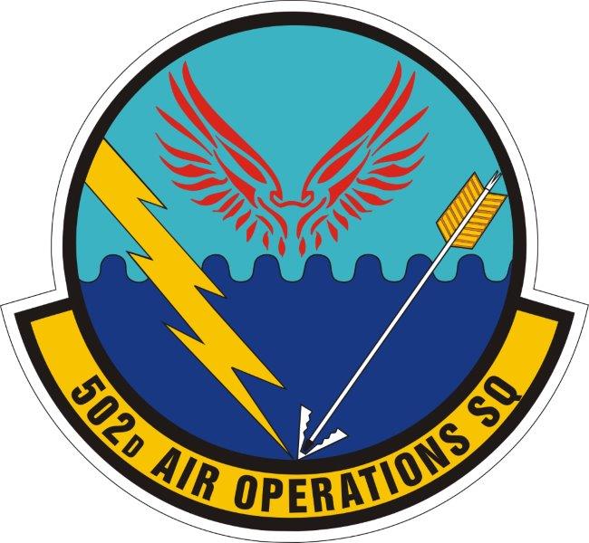 502nd Air Operations Squad Emblem Decal