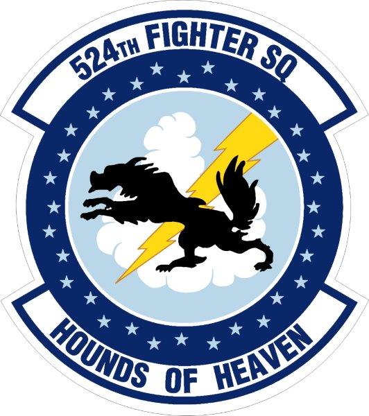 524th Fighter Squadron Decal