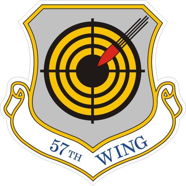 57th Wing Emblem Decal