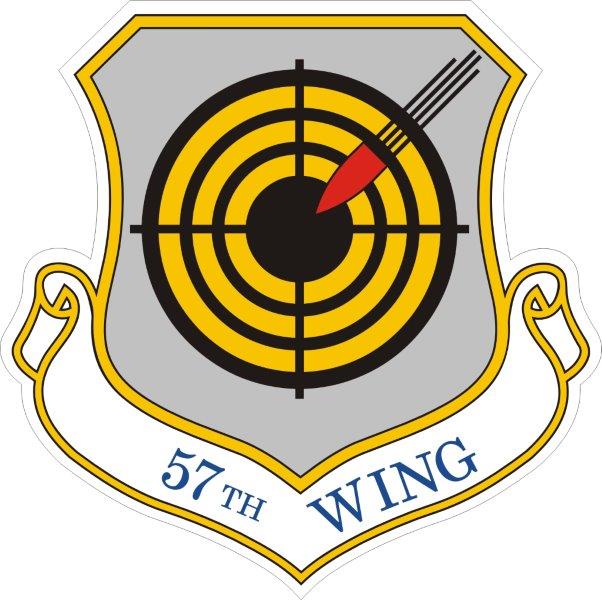 57th Wing Emblem Decal