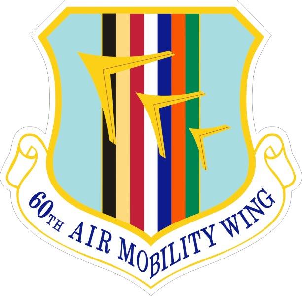 60th Air Mobility Wing Decal