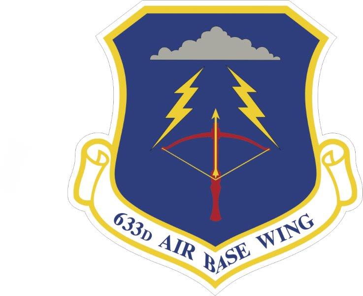 633d Air Base Wing Decal