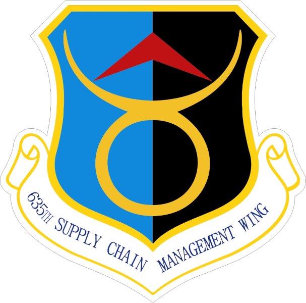 635th Supply Chain Management Wing Emblem Decal