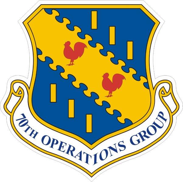 70th Operations Group Emblem Decal
