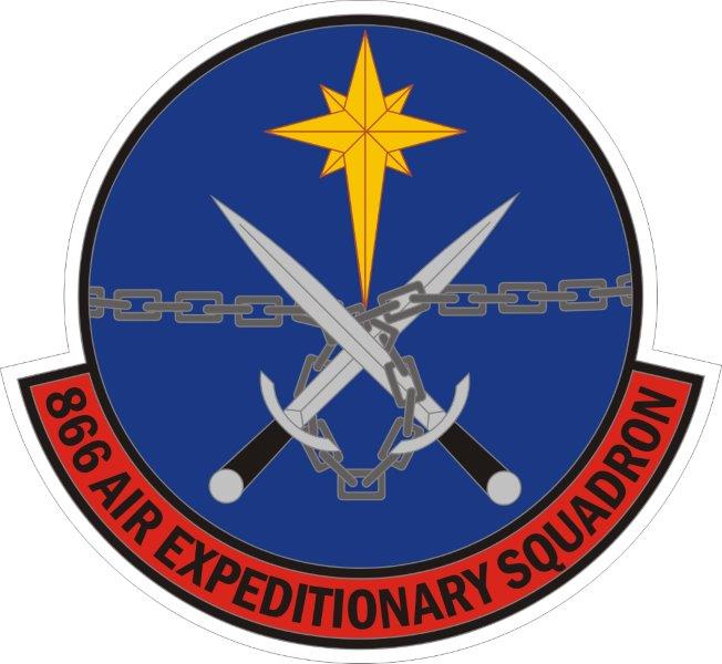 866th Air Expeditionary Squad Emblem Decal