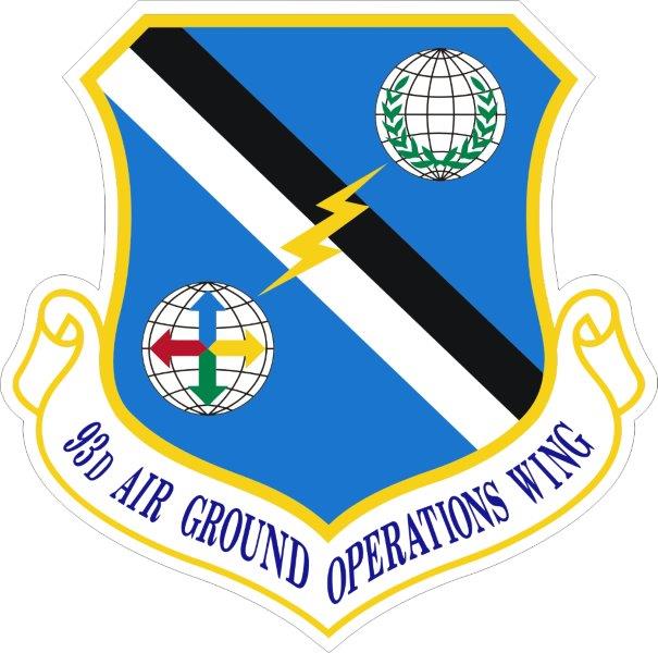 93d Air Ground Operations Wing Decal