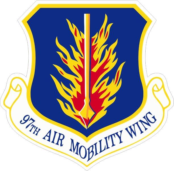 97th Air Mobility Wing Decal