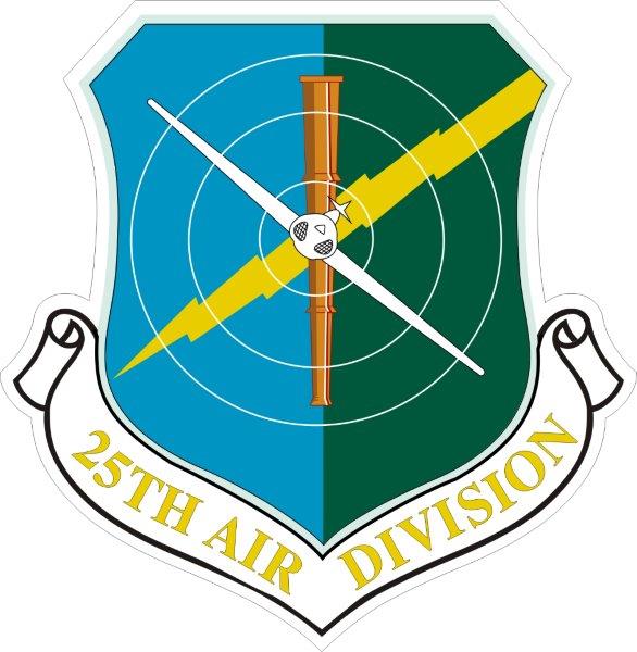 25th Air Division Decal