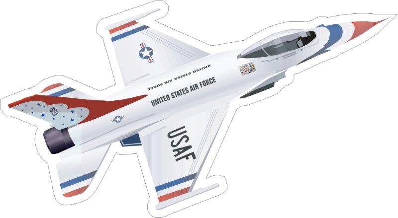 F16 Fighting Falcon Thunderbird Decal