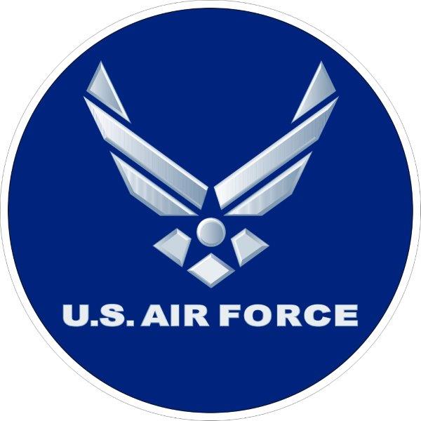 US air force decals/stickers/bumper stickers/labels. Click for pricing & designs