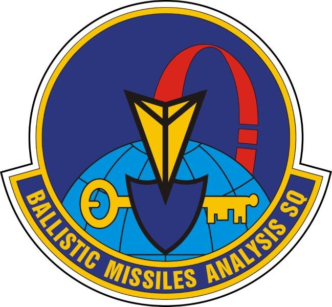 Ballistic Missiles Analysis Squadron Emblem Decal