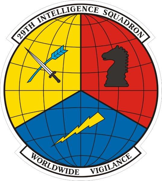 29th Intelligence Squad Emblem Decal
